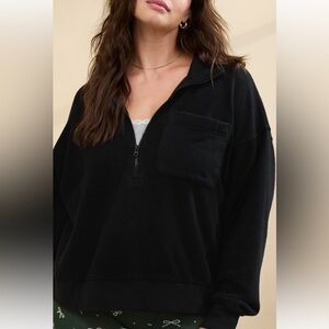Aerie Softest Quarter Zip Large